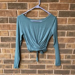 NWOT Modal Long-Sleeve Twist Tee Small